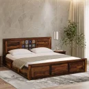 Solid Sheesham Wood Storage Beds